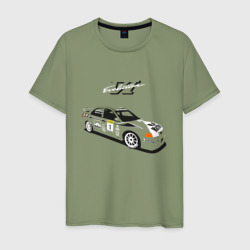Мужская футболка хлопок Mitsubishi Lancer Evolution VI