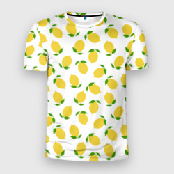 Мужская футболка 3D Slim Лимонная