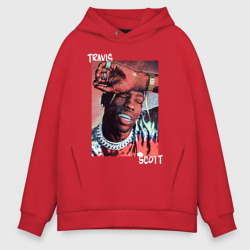 Мужское худи Oversize хлопок Travis Scott