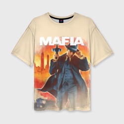 Женская футболка oversize 3D Mafia