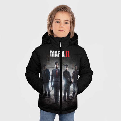 Зимняя куртка для мальчиков 3D Mafia, цвет светло-серый - фото 3