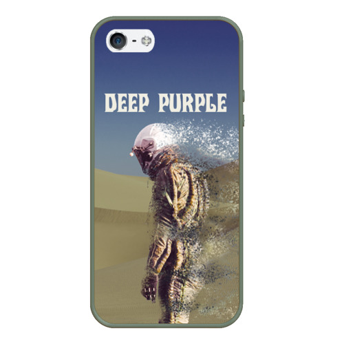 Чехол для iPhone 5/5S матовый Deep Purple Whoosh, цвет темно-зеленый