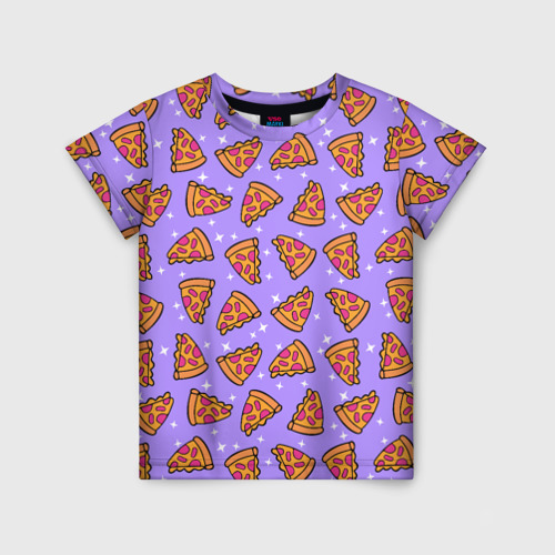 Детская футболка 3D Волшебная пицца, цвет 3D печать