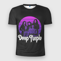 Мужская футболка 3D Slim Deep Purple