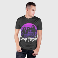 Мужская футболка 3D Slim Deep Purple - фото 2