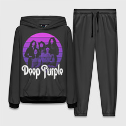 Женский костюм с толстовкой 3D Deep Purple