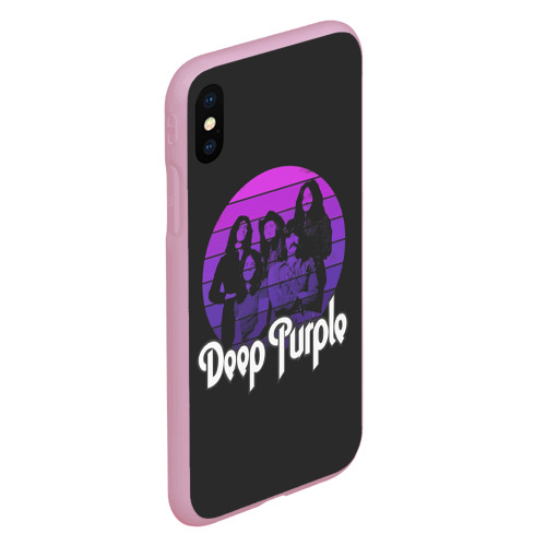 Чехол для iPhone XS Max матовый Deep Purple, цвет розовый - фото 3