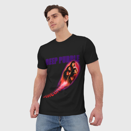 Мужская футболка 3D Deep Purple, цвет 3D печать - фото 3