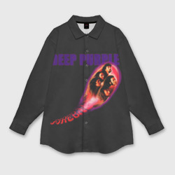 Мужская рубашка oversize 3D Deep Purple