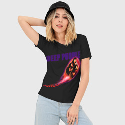 Женская футболка 3D Slim Deep Purple - фото 2