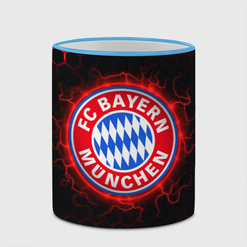 Кружка с полной запечаткой Бавария футбольный клуб, цвет Кант небесно-голубой - фото 4