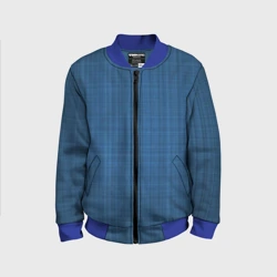 Детский бомбер 3D Синие линии