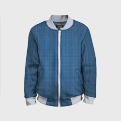 Детский бомбер 3D Синие линии