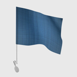 Флаг для автомобиля Синие линии