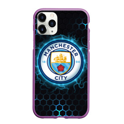 Чехол для iPhone 11 Pro матовый Манчестер Сити