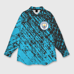 Мужская рубашка oversize 3D Manchester city