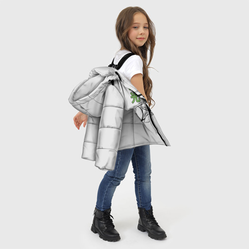 Зимняя куртка для девочек 3D Yoshimitsu Tekken, цвет светло-серый - фото 6