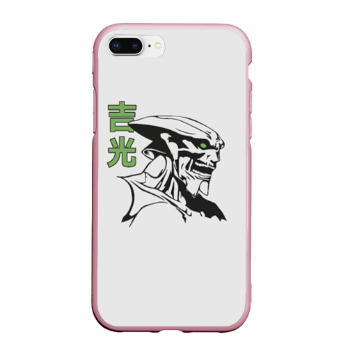 Чехол для iPhone 7Plus/8 Plus матовый Yoshimitsu Tekken, цвет розовый