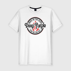 Мужская футболка хлопок Slim Deep Purple