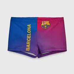 Детские купальные плавки 3D Barcelona