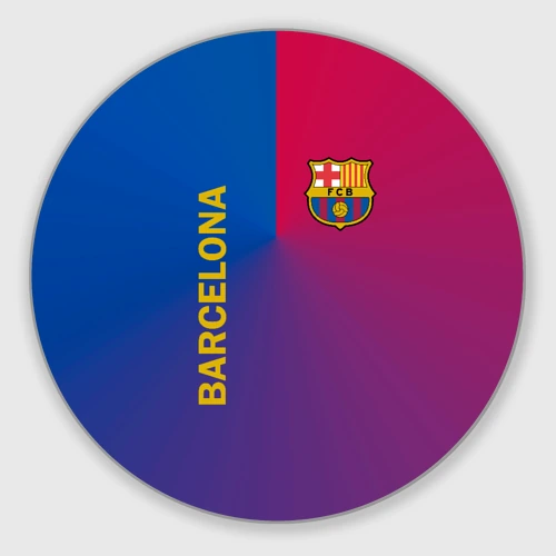 Круглый коврик для мышки Barcelona