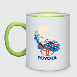Кружка двухцветная Toyota Drift