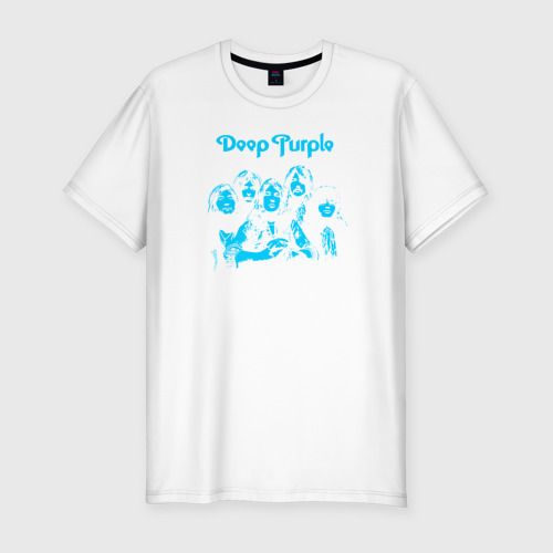Мужская Приталенная футболка Deep Purple