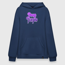 Худи SuperOversize хлопок Deep Purple