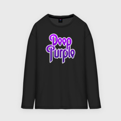 Мужской лонгслив oversize хлопок Deep Purple