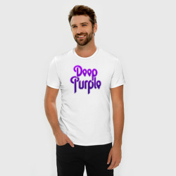 Мужская футболка хлопок Slim Deep Purple - фото 2