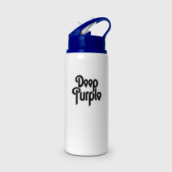 Бутылка для воды с трубочкой Deep Purple