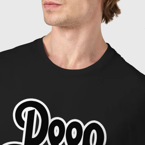 Мужская футболка хлопок с принтом Deep Purple, фото #4