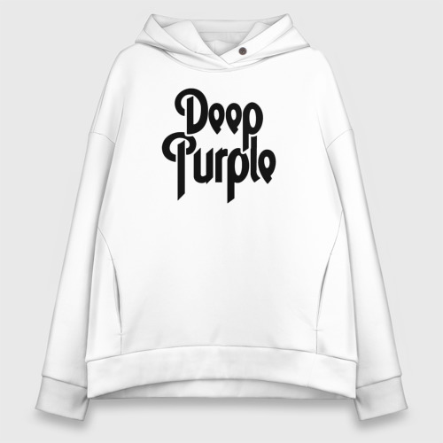 Женское худи Oversize хлопок Deep Purple