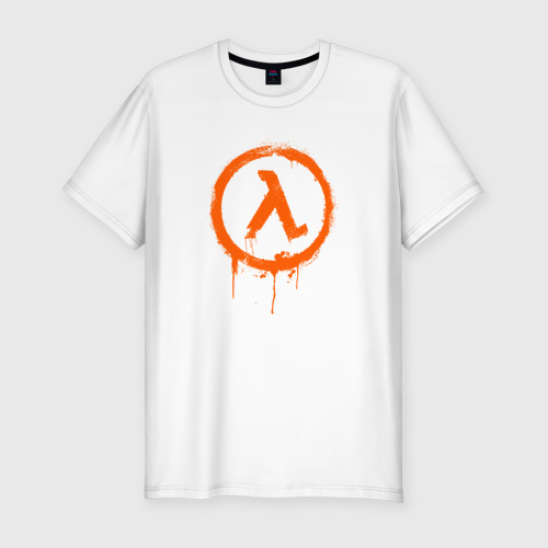 Мужская футболка хлопок Slim Граффити Half Life 3, цвет белый