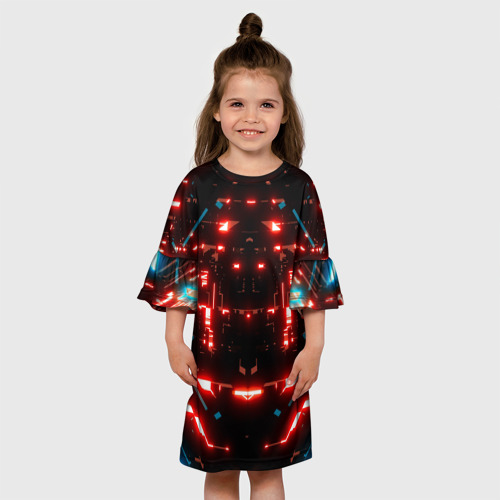 Детское платье 3D Neon Lights - фото 4