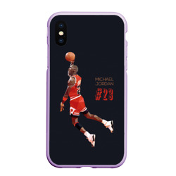 Чехол для iPhone XS Max матовый Michael Jordan