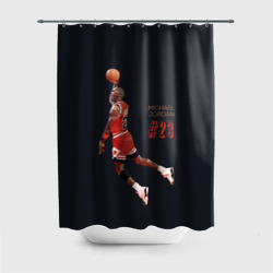 Штора 3D для ванной Michael Jordan