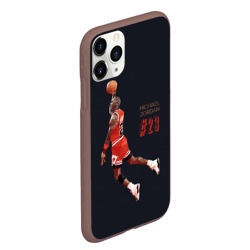 Чехол для iPhone 11 Pro Max матовый Michael Jordan - фото 2