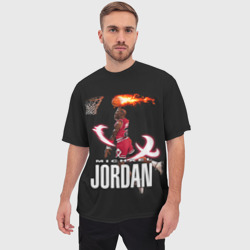Мужская футболка oversize 3D Michael Jordan - фото 2