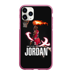 Чехол для iPhone 11 Pro Max матовый Michael Jordan