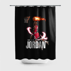 Штора 3D для ванной Michael Jordan