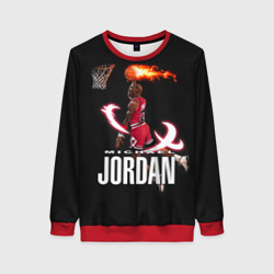 Женский свитшот 3D Michael Jordan