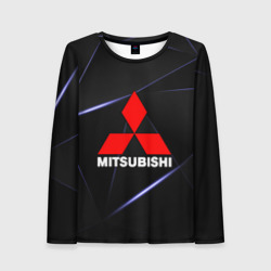 Женский лонгслив 3D Mitsubishi