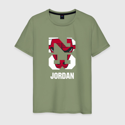 Мужская футболка хлопок MICHAEL JORDAN, цвет авокадо