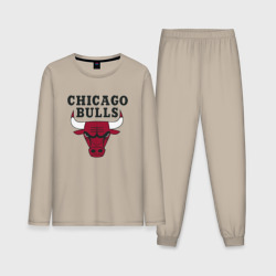 Мужская пижама с лонгсливом хлопок Chicago Bulls