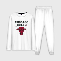 Мужская пижама с лонгсливом хлопок Chicago Bulls