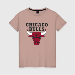 Женская футболка хлопок Chicago Bulls