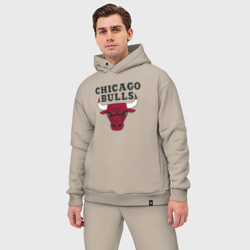 Мужской костюм oversize хлопок Chicago Bulls - фото 2