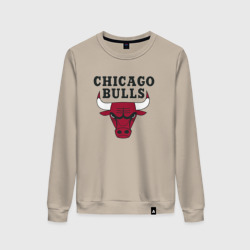 Женский свитшот хлопок Chicago Bulls