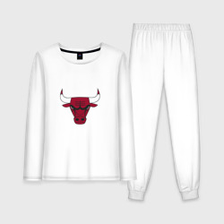 Женская пижама с лонгсливом хлопок Chicago Bulls